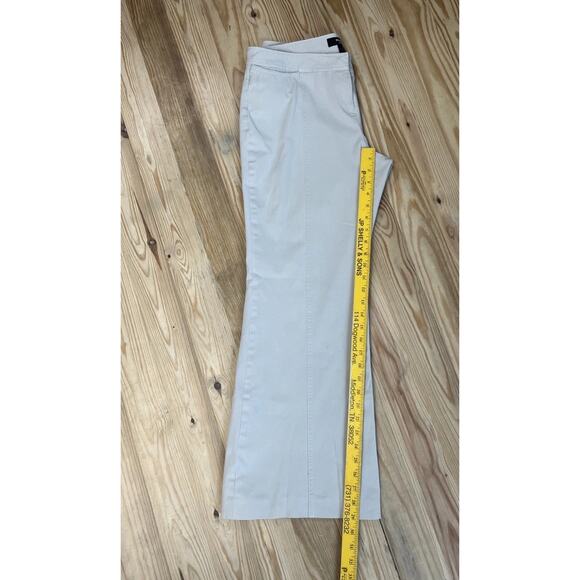 EXPRESS Stretch Low-Slung Flare Khaki Pants Size 13/14 - Picture 4 of 5